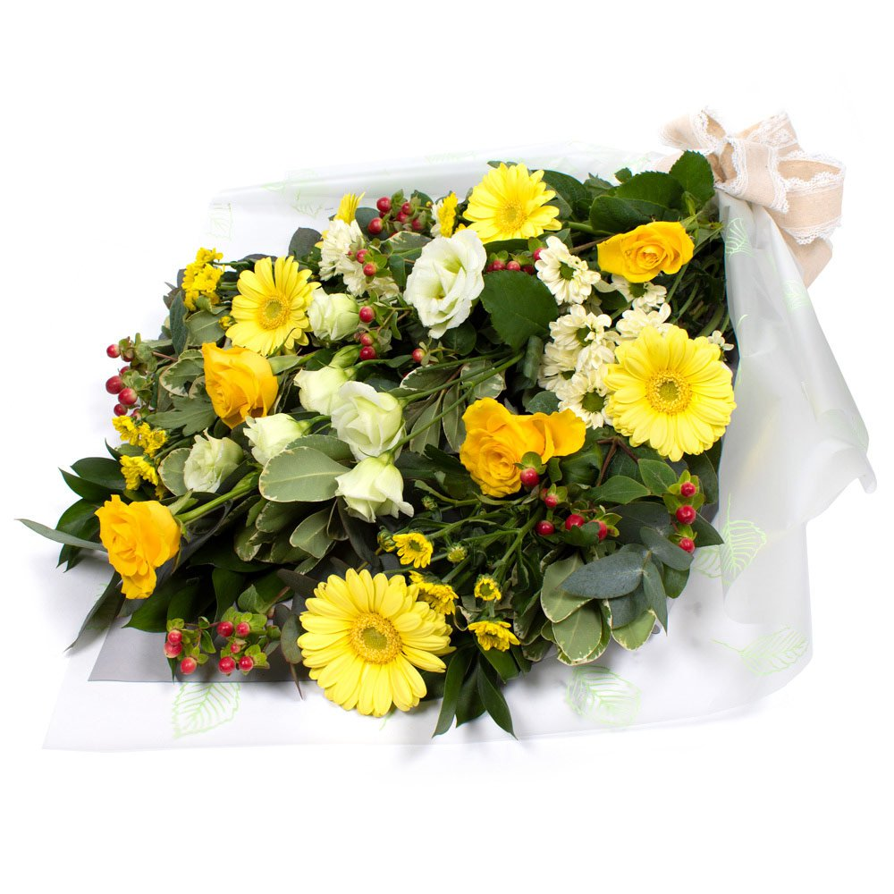 Sympathy Flowers Yellow