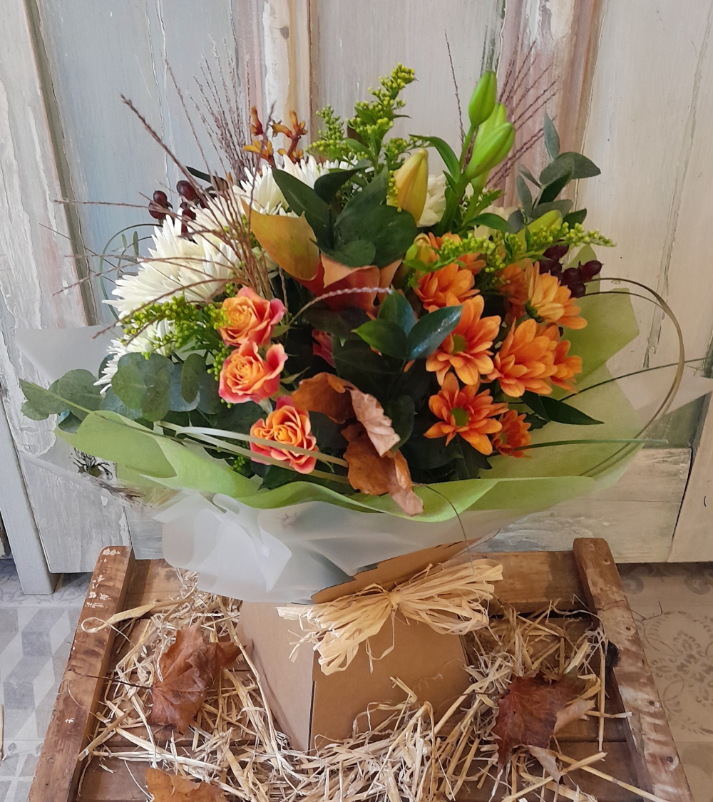 Shades of Autumn Hand Tied